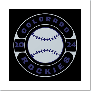 Rockies Baseball 2024 Posters and Art